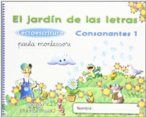 El jardn de las letras Consonantes 1 Lectoescritura. Pauta montessori. 